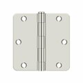 Patioplus Rad Hinge - 3.5 x 3.5 x 0.25 in. - Polished Nickel PA3850926